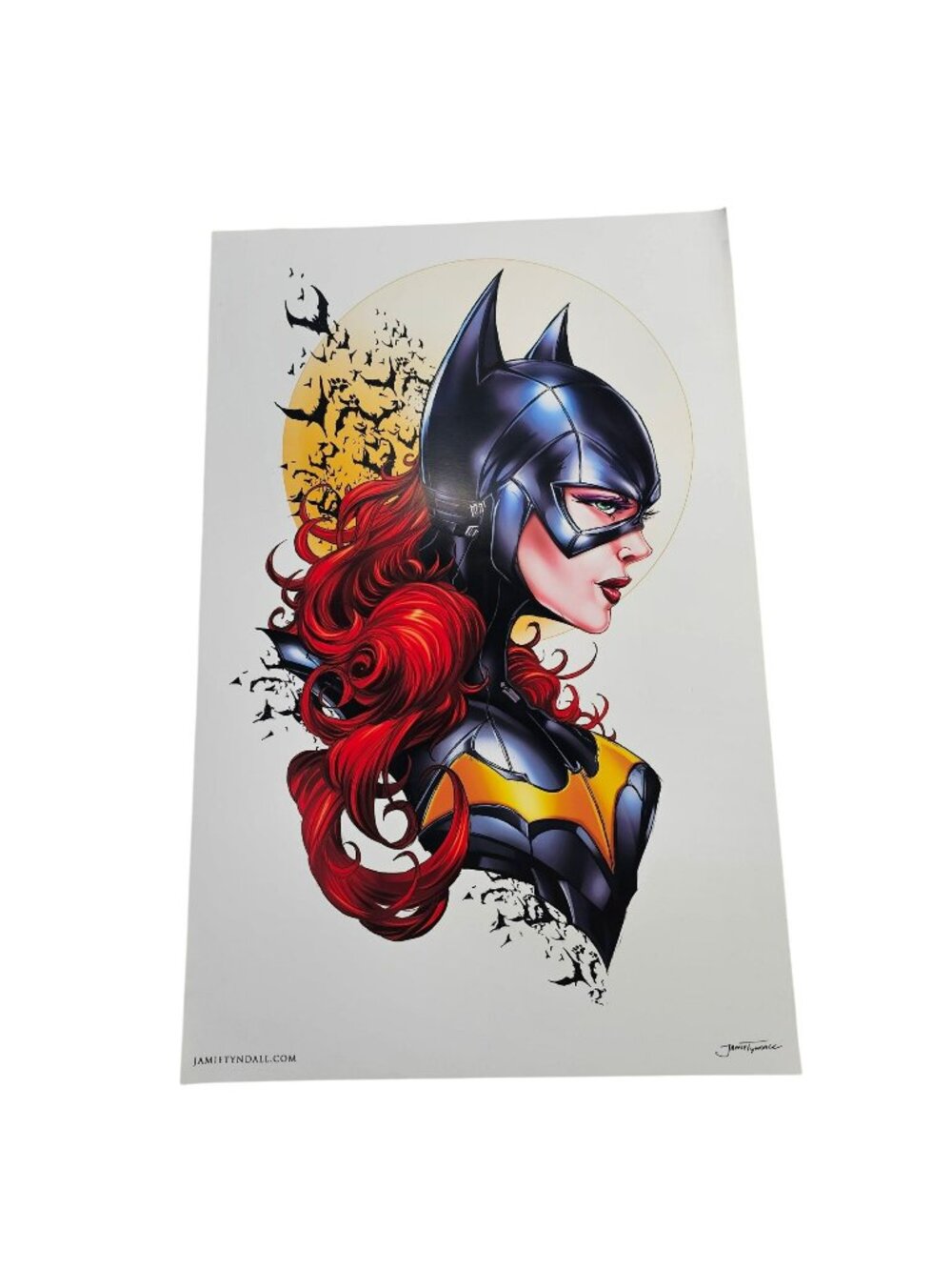 Jamie Tyndall Batgirl Bust 11x17" Unframed Poster Wall Art Print DC Comics